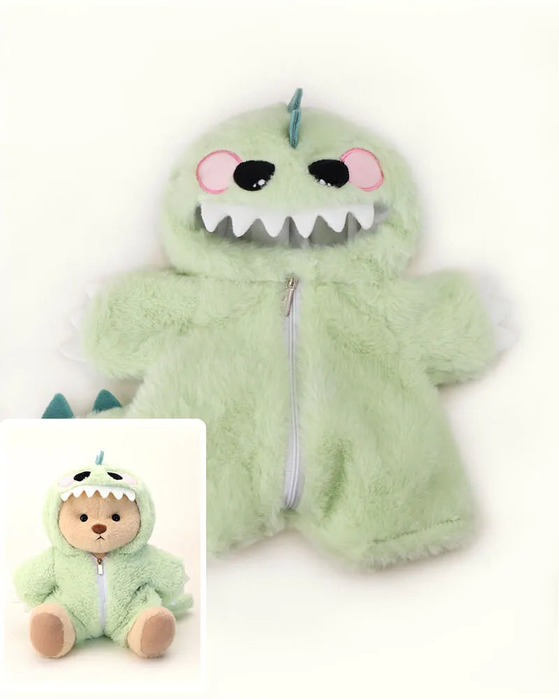 Multicolor Cotton Cute-Dino Teddy Set