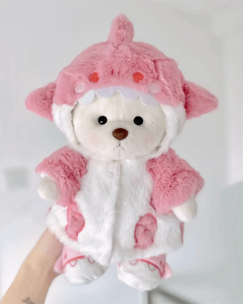Multicolor Cotton Cute-Dino Teddy Set
