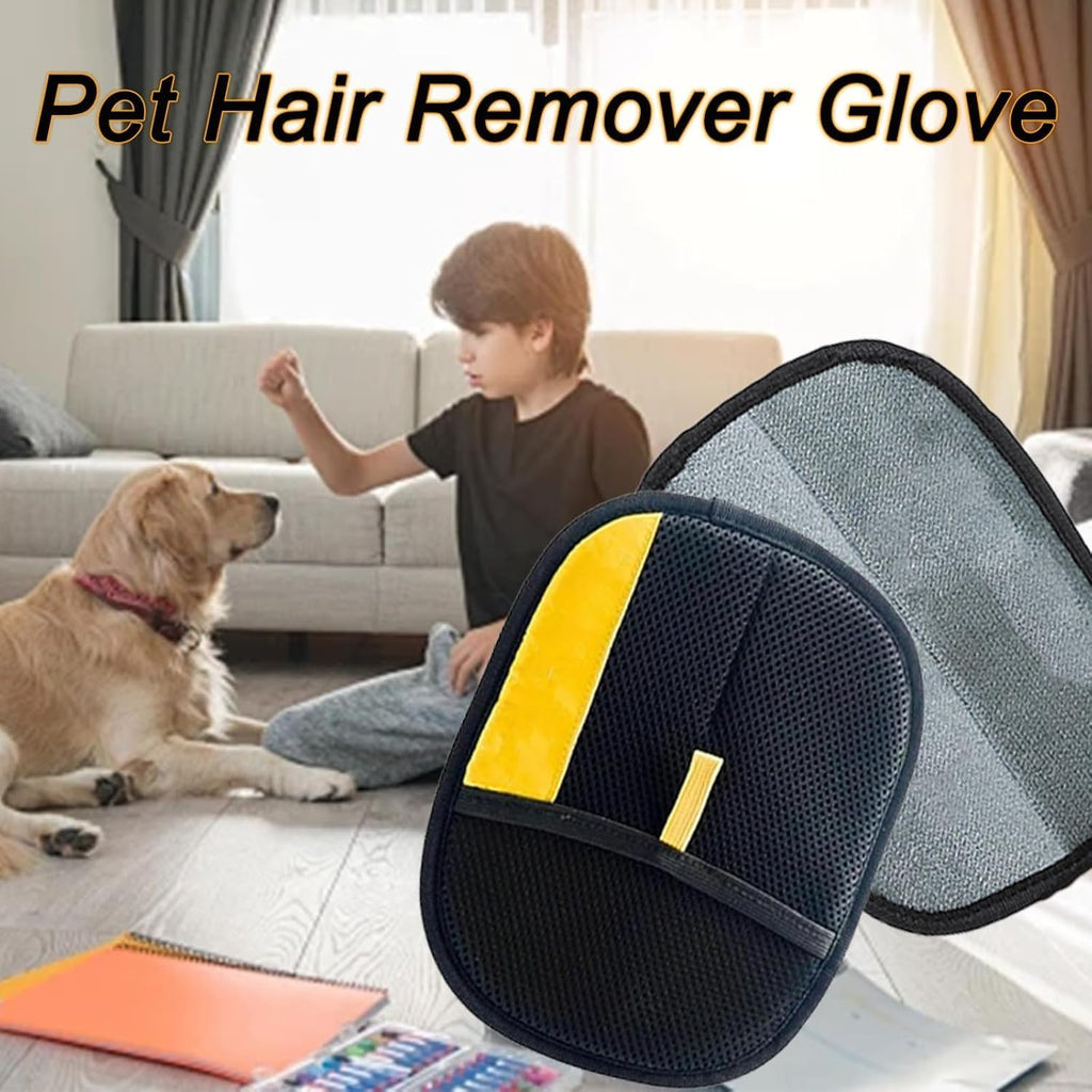 Pet Hair Removal Gloves (Pack of 2)