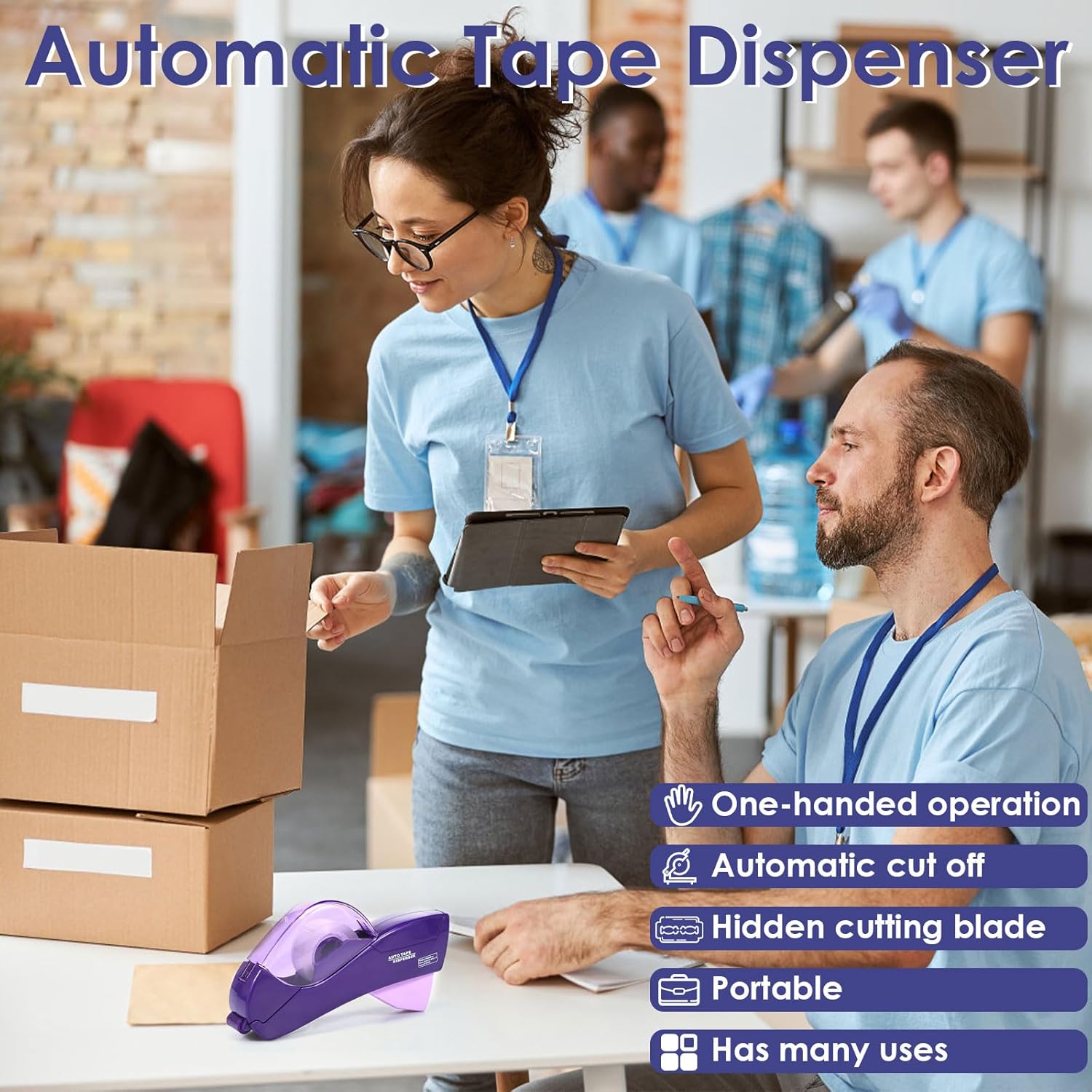 Hands-Free Tape Dispenser