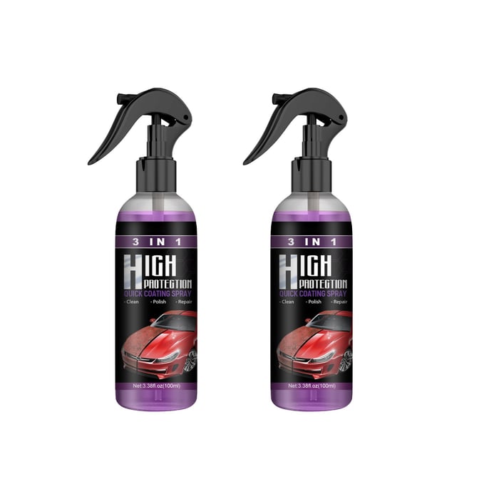 3 in 1 High Protection Car Spray- Set of 2