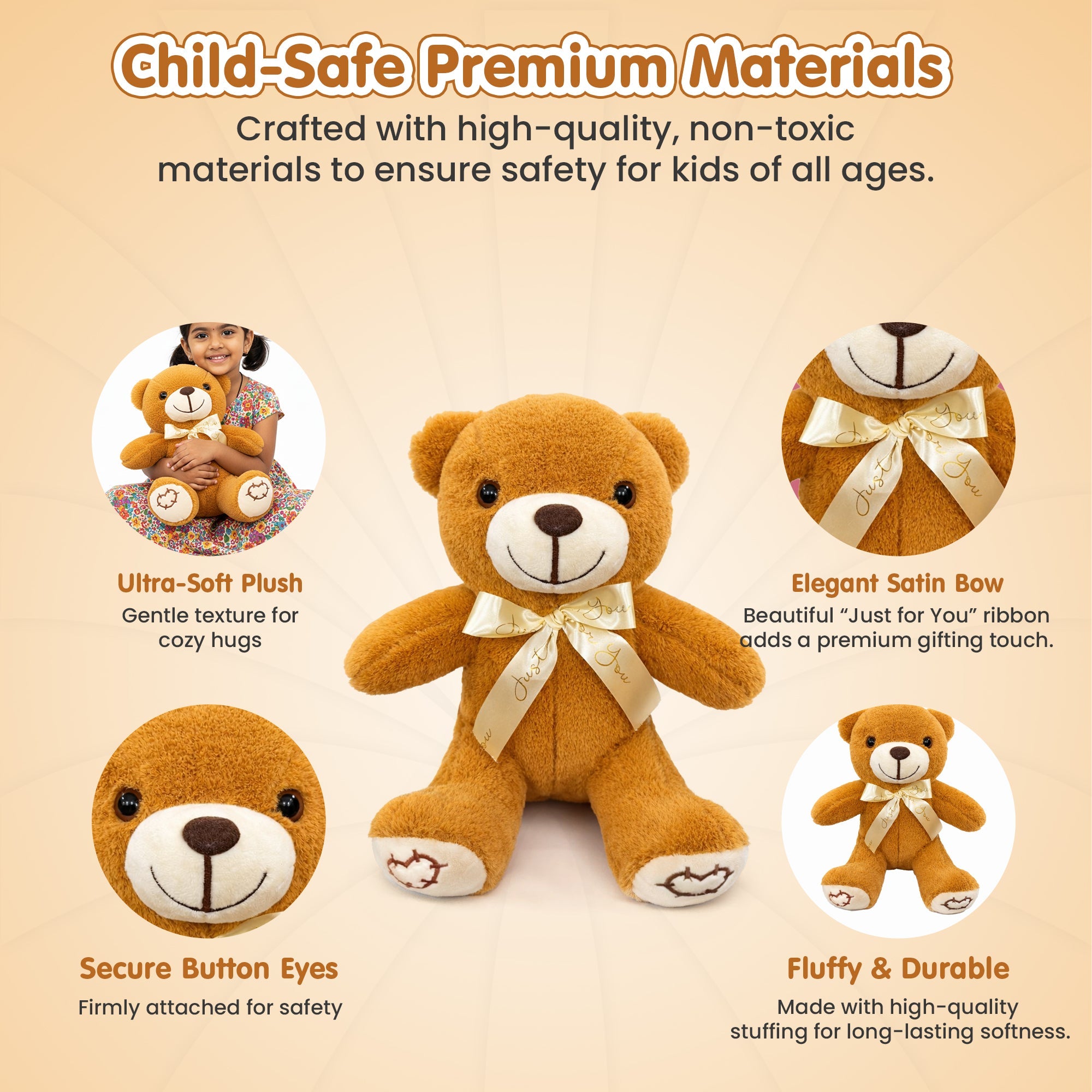 Soft Teddy Bear Stuffed Plush