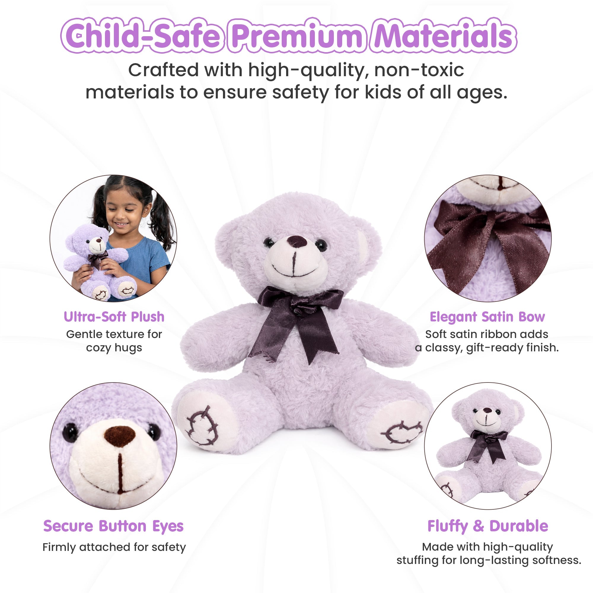 Soft & Cuddly Stuffed Teddy Bear