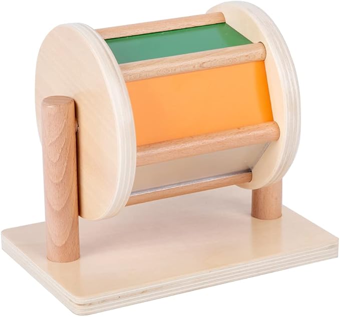 Montessori Mirror Peekaboo Knob Puzzle