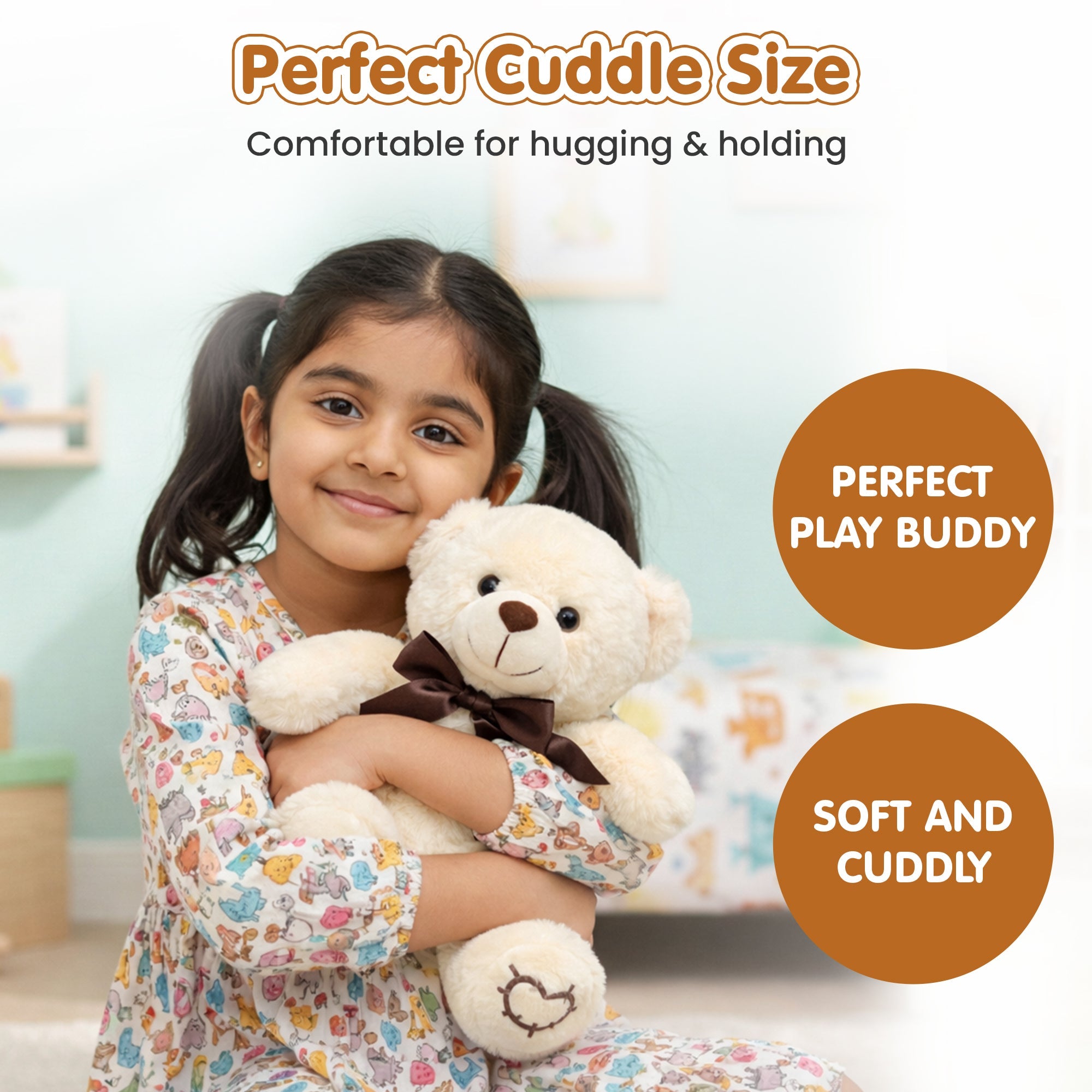 Soft & Cuddly Stuffed Teddy Bear