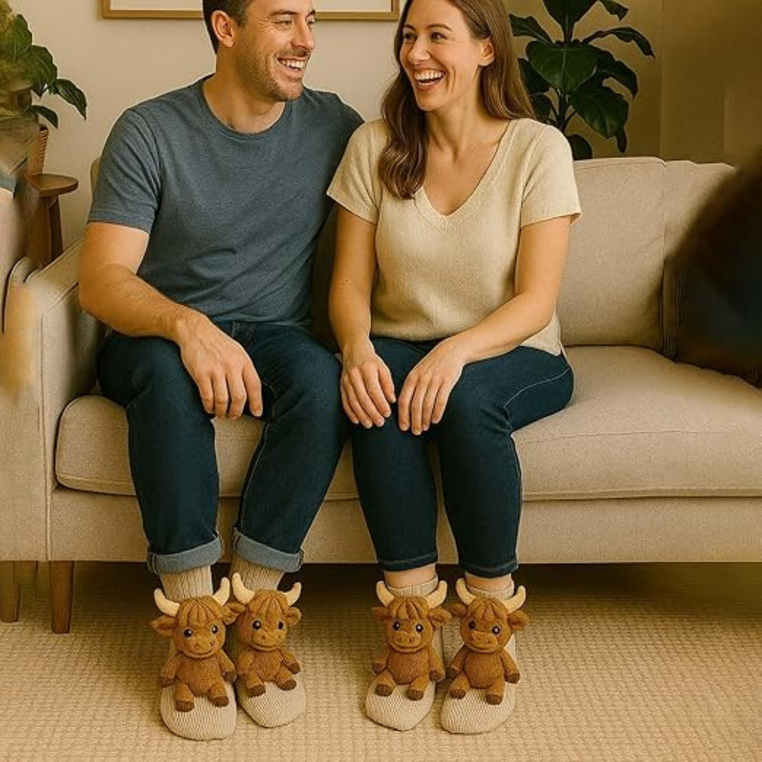 3D Knitted Animal Winter Socks