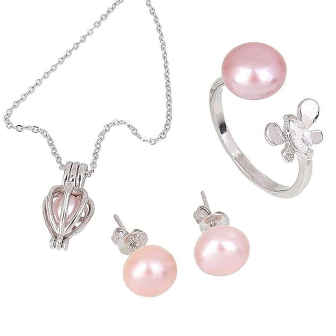Love Pearl Necklace Gift Set