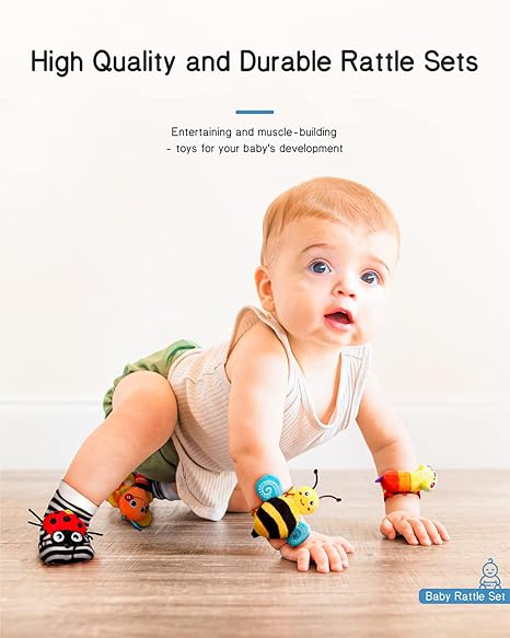 Baby Wrist Rackle Socks ( Set of 2 )