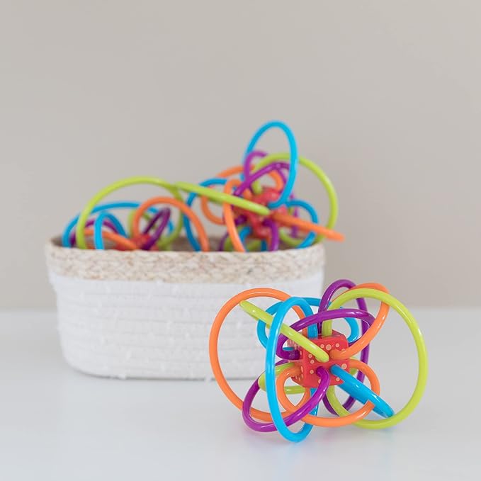 Winkel Rattle & Sensory Teether Toy