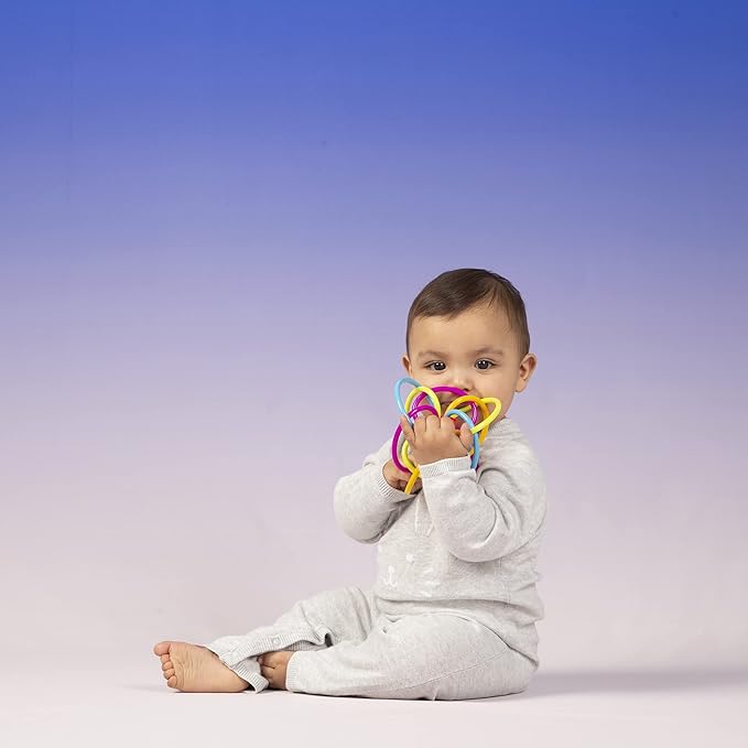 Winkel Rattle & Sensory Teether Toy