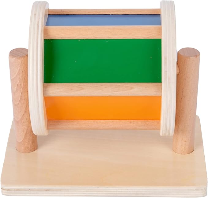 Montessori Mirror Peekaboo Knob Puzzle