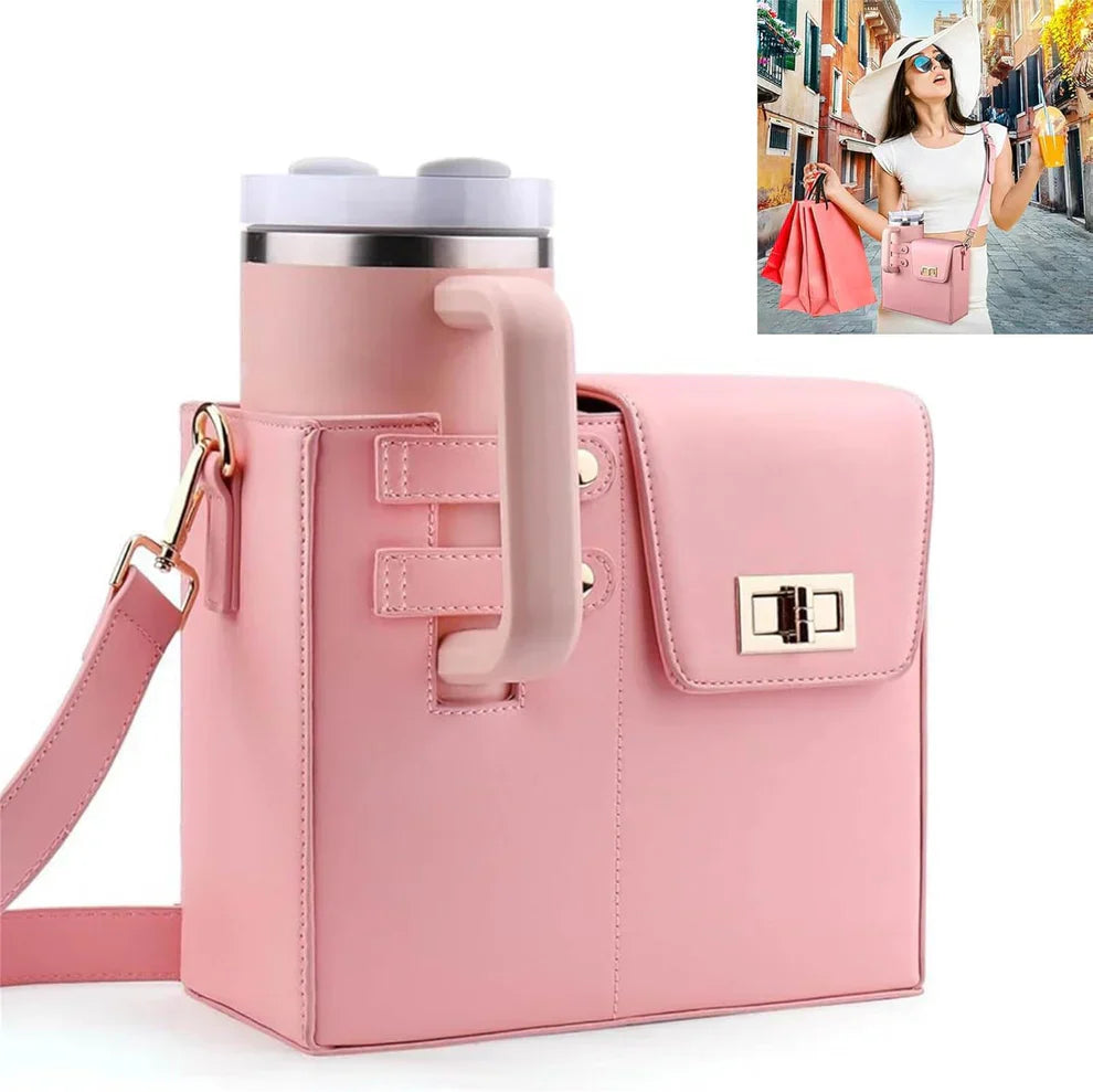 Outdoor Portable Crossbody Water Cup Storage Bag
