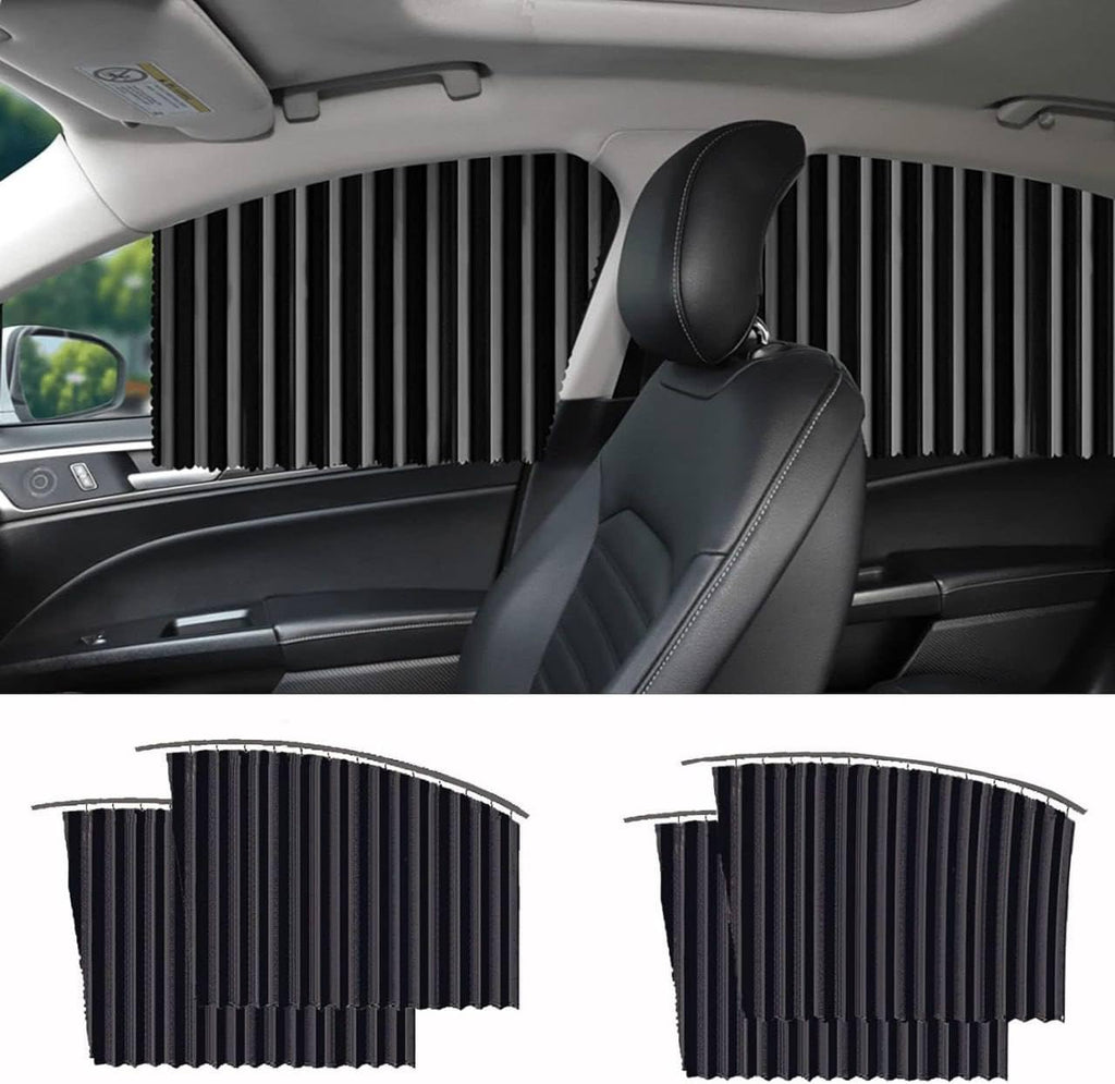 Foldable Car Window Privacy Curtains