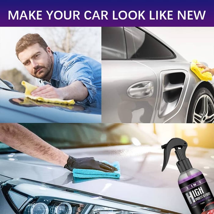 3 in 1 High Protection Car Spray- Set of 2