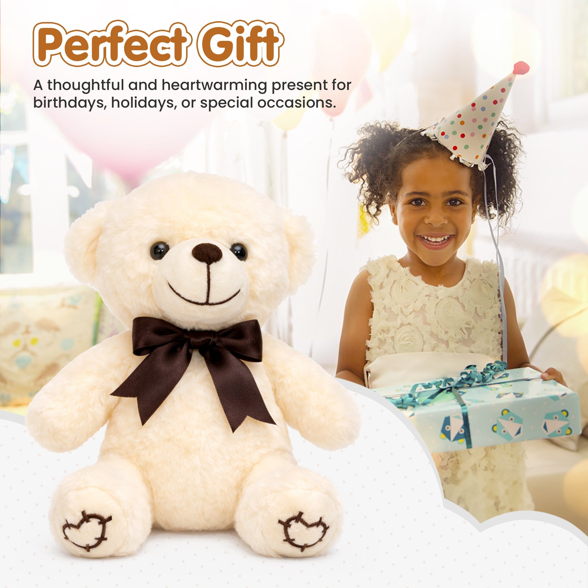 Soft & Cuddly Stuffed Teddy Bear