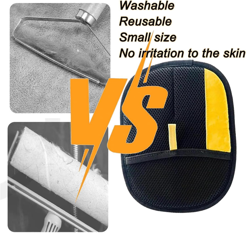 Pet Hair Removal Gloves (Pack of 2)