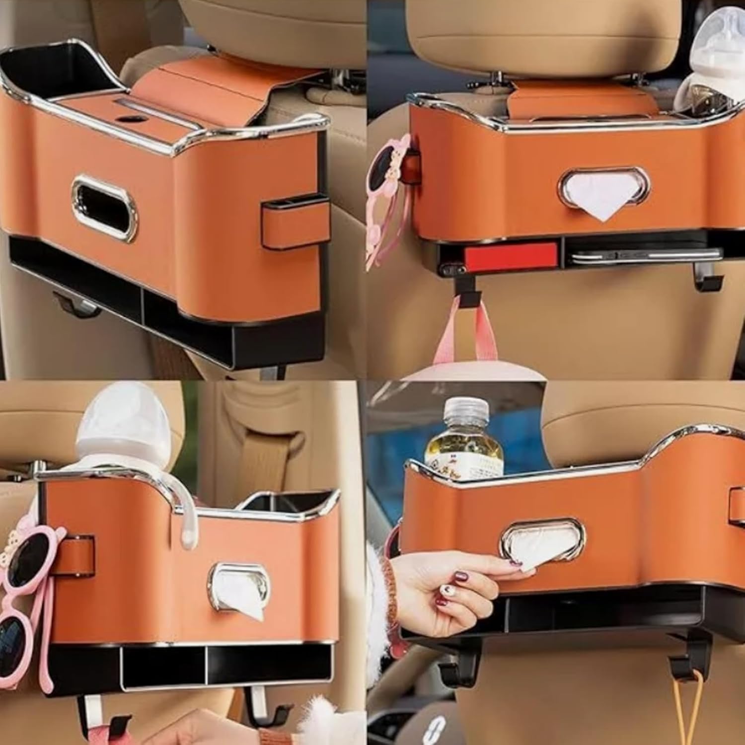 Multifunctional Car Seat Back Storage Box