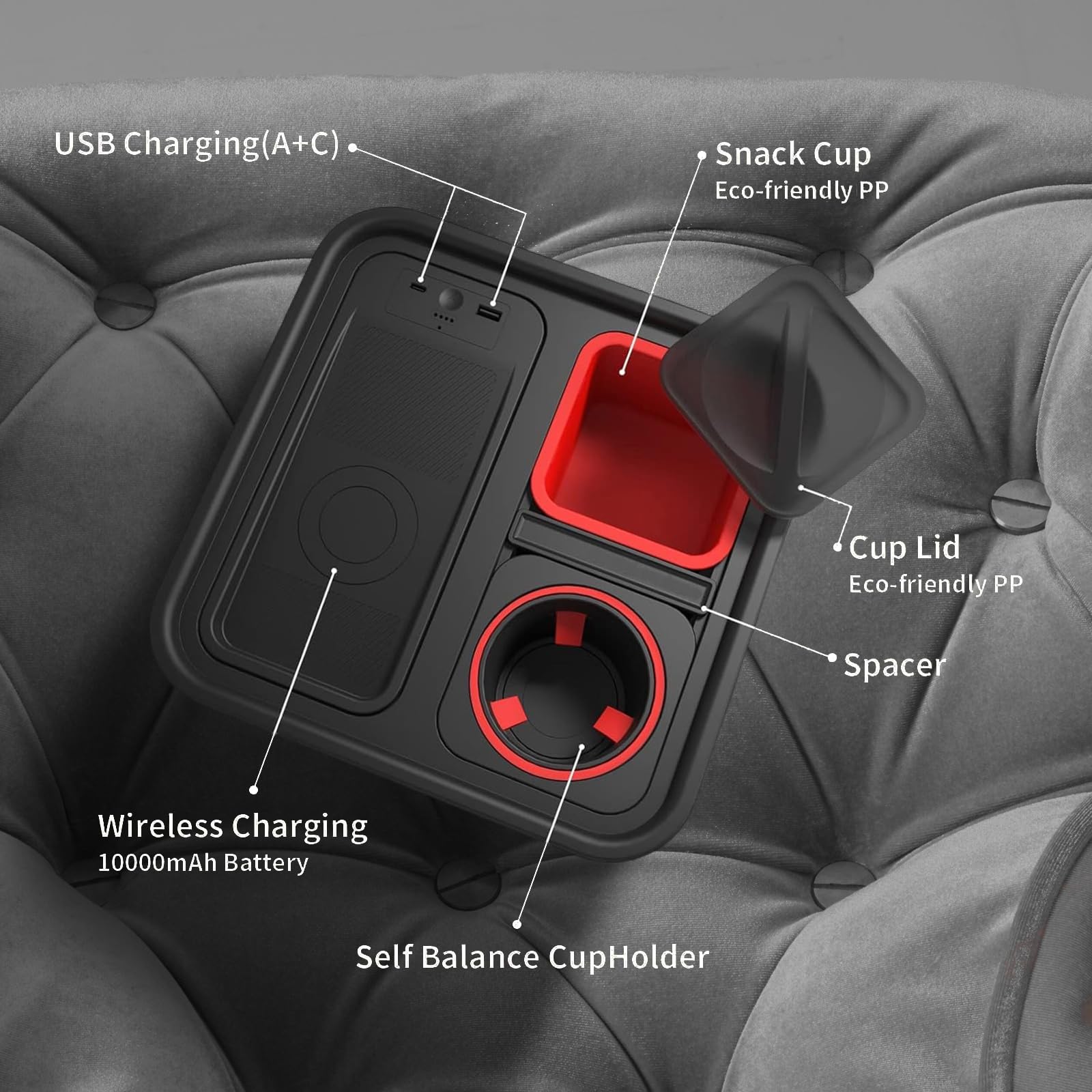 Couch Console Tray