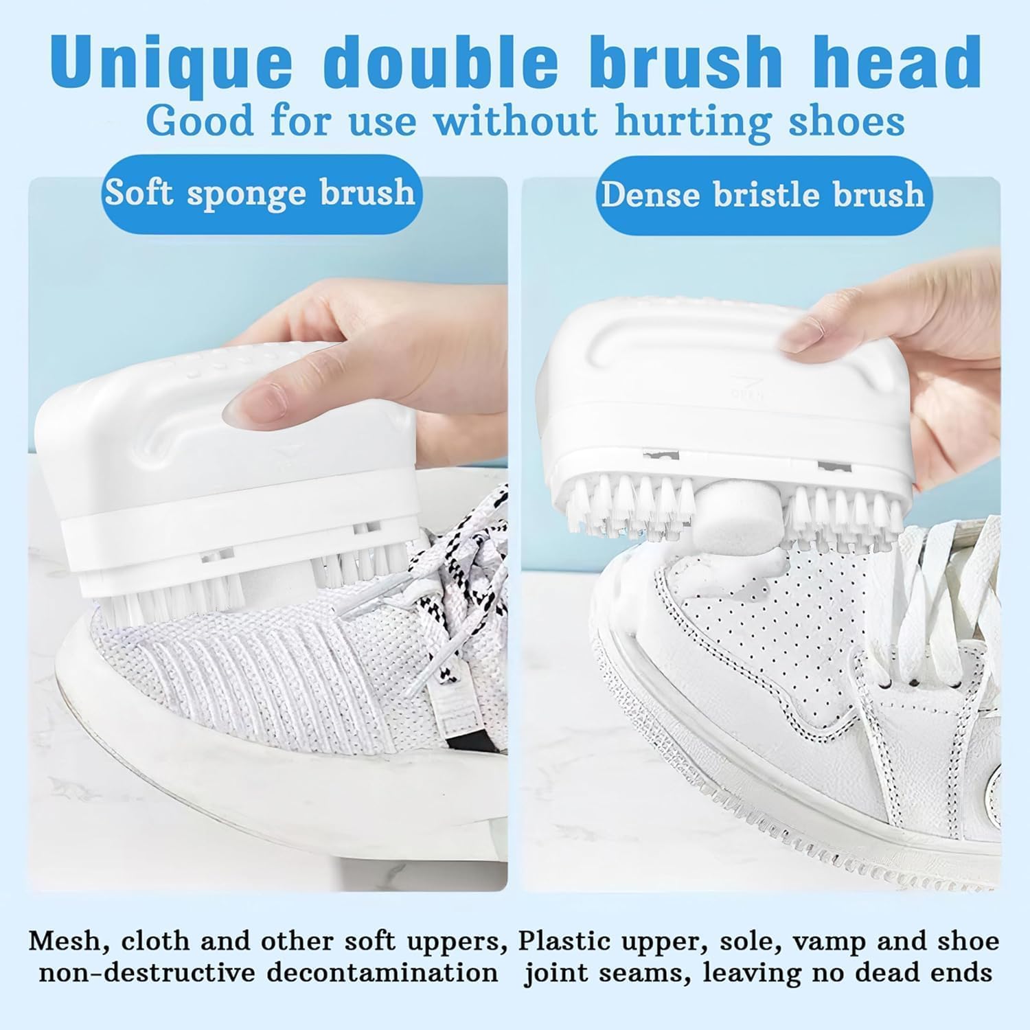 Multipurpose Soft Sponge Shoe Brush Cleaner