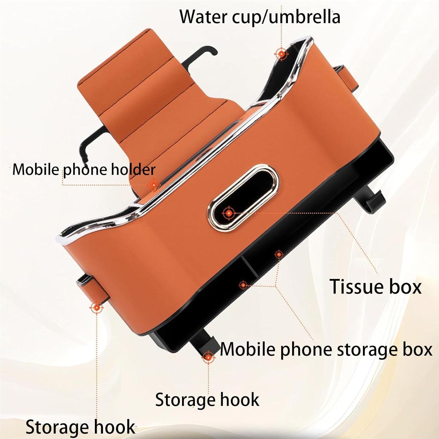 Multifunctional Car Seat Back Storage Box