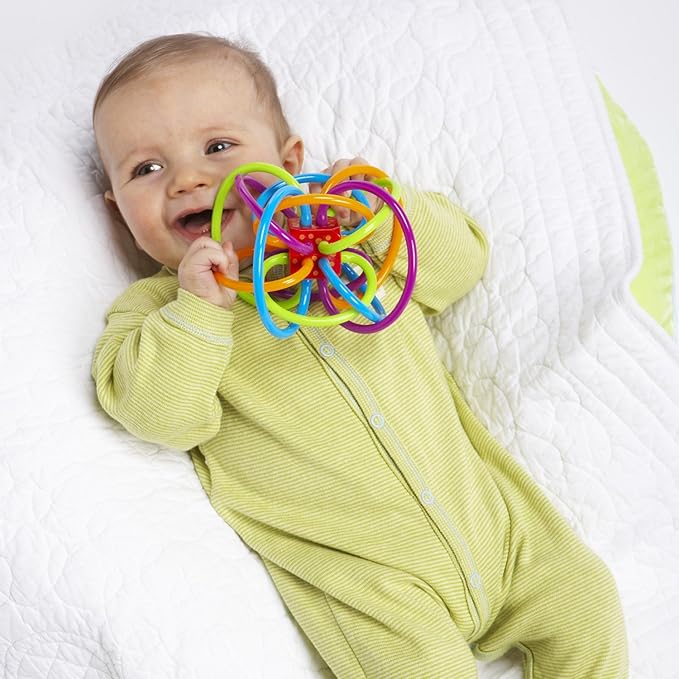 Winkel Rattle & Sensory Teether Toy