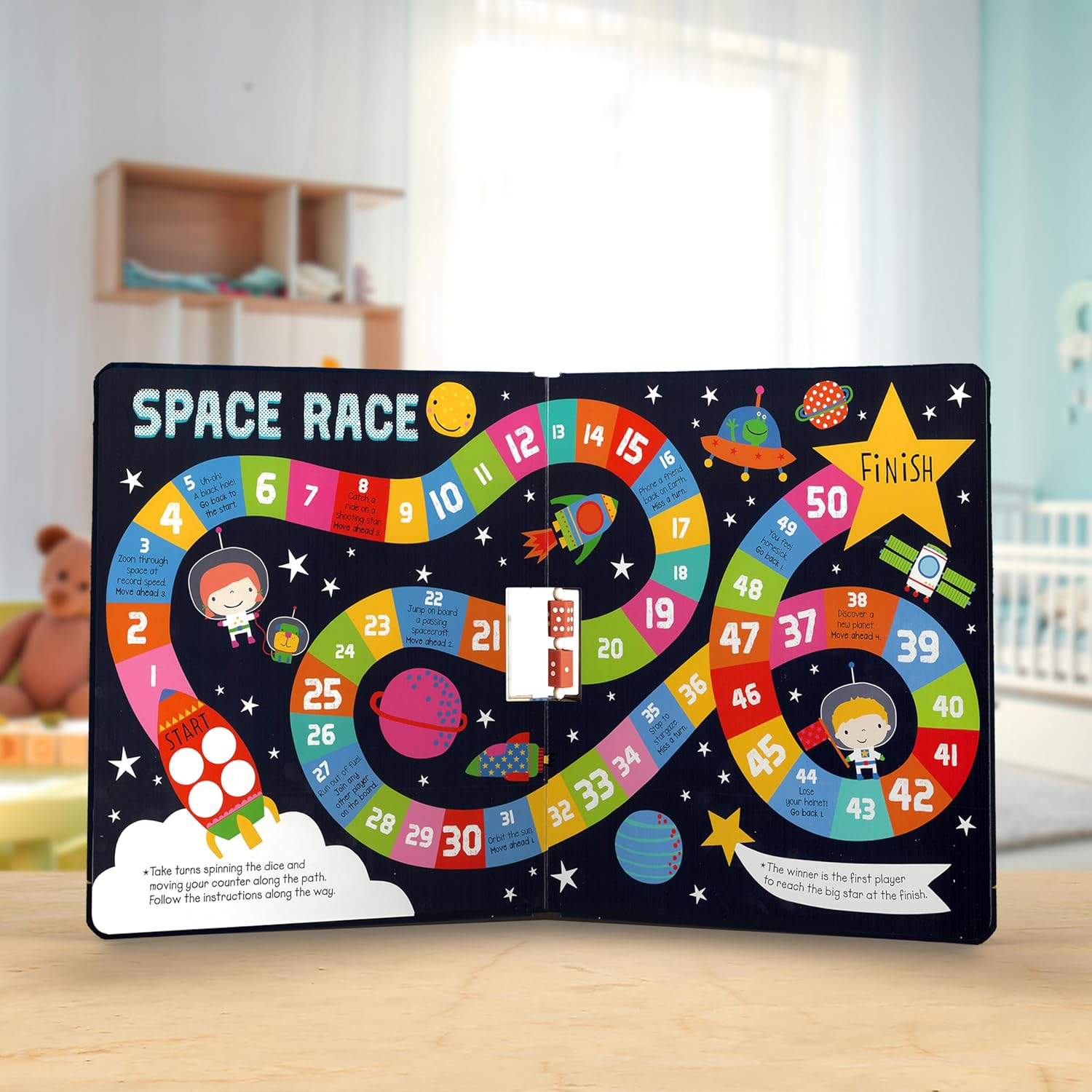 Spin And Play: Counting Games
