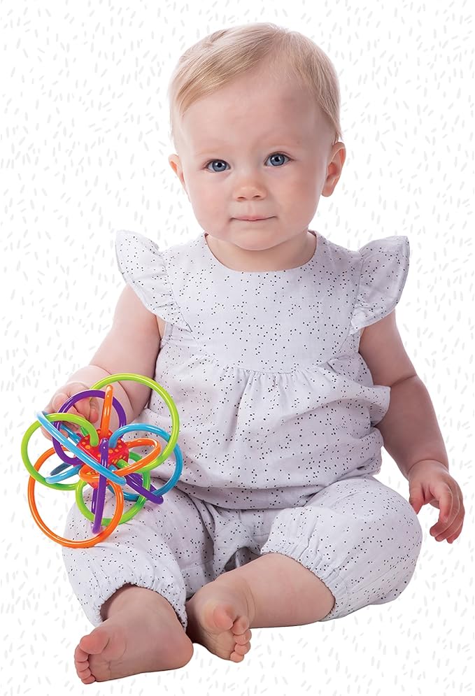 Winkel Rattle & Sensory Teether Toy