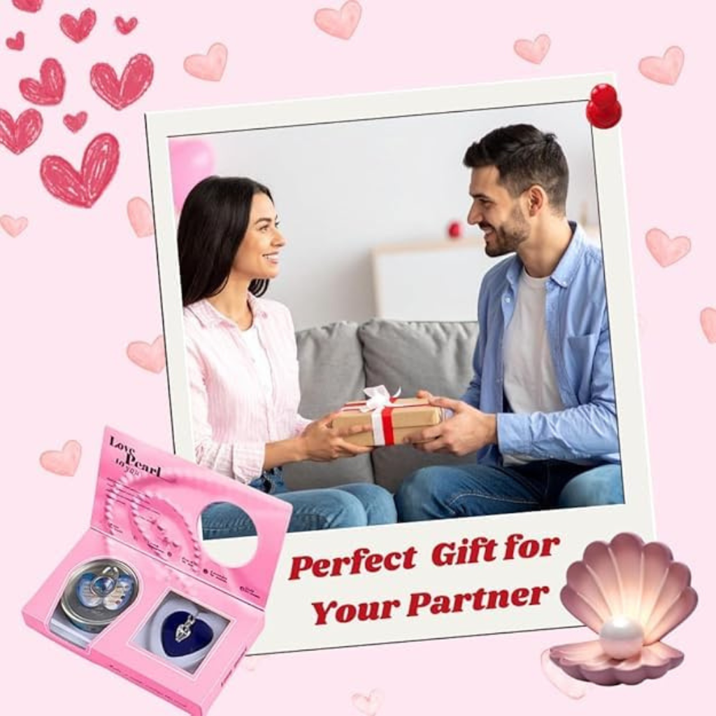 Love Pearl Necklace Gift Set