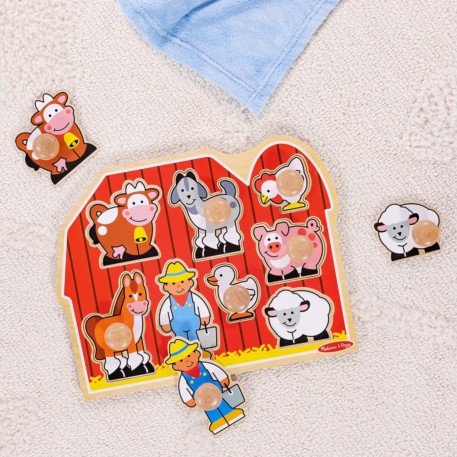 Animals Jumbo Knob Wooden Puzzle