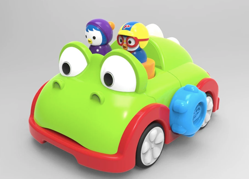 Dinosaur Sticker Car