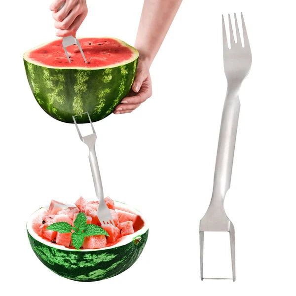 2-in-1 Watermelon Fork Slicer  set off 2