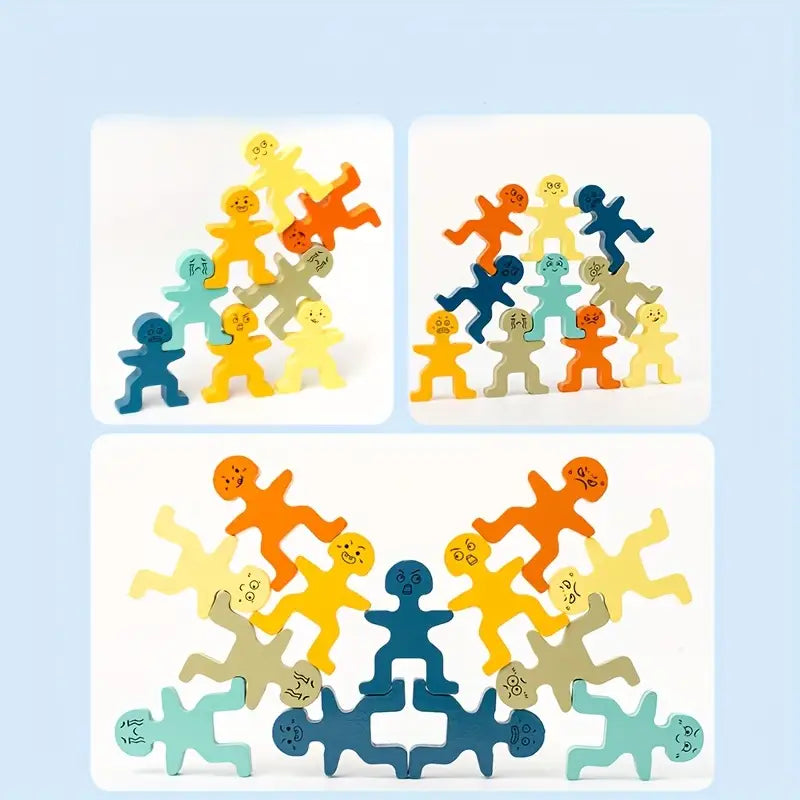 Montessori Balance Block Stacking Game