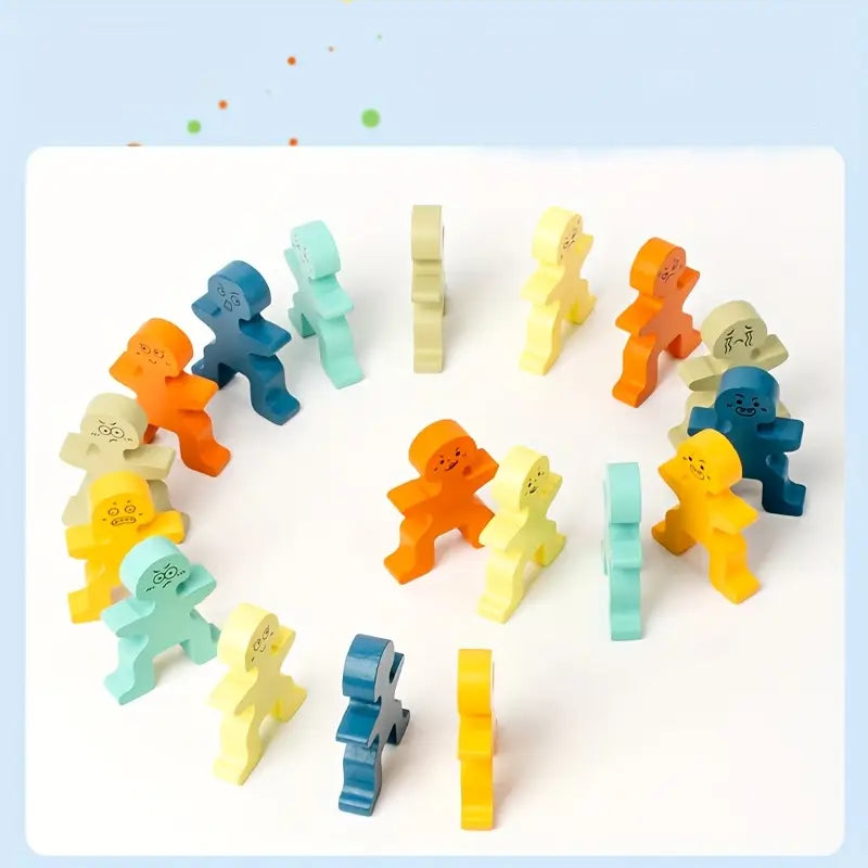 Montessori Balance Block Stacking Game