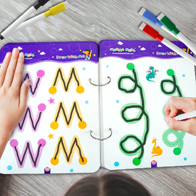 Reusable Pen Tracing Book for Kids