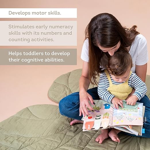 Montessori Busy Board Book for Toddlers