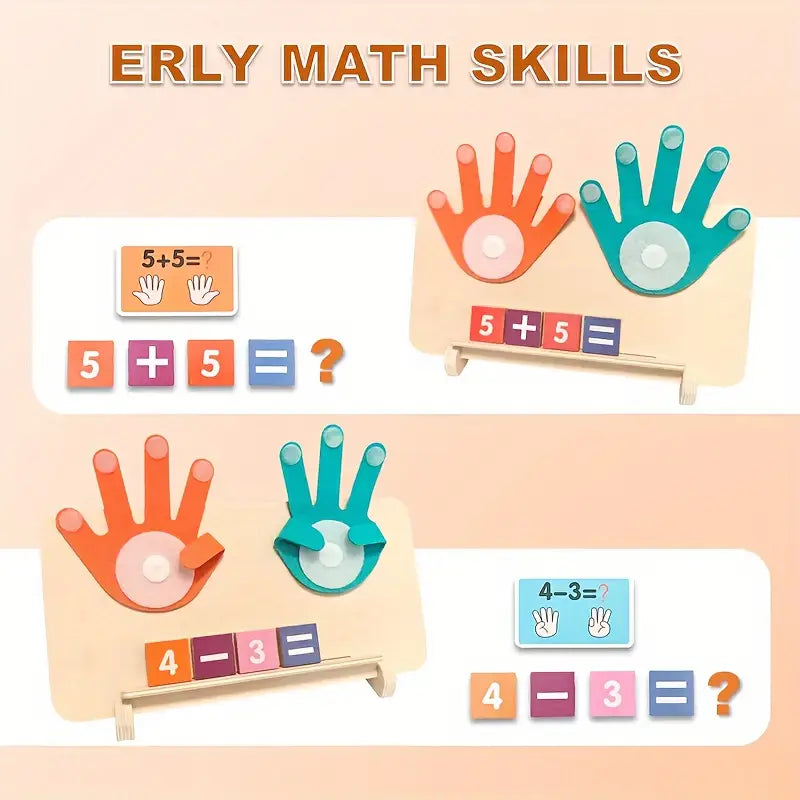 Montessori Interactive Finger Counting Math Toy