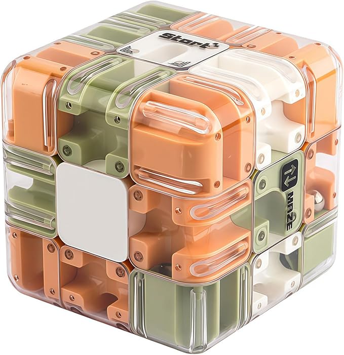 3D Maze Cube Puzzle