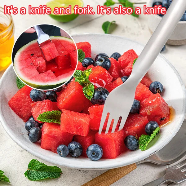 2-in-1 Watermelon Fork Slicer  set off 2
