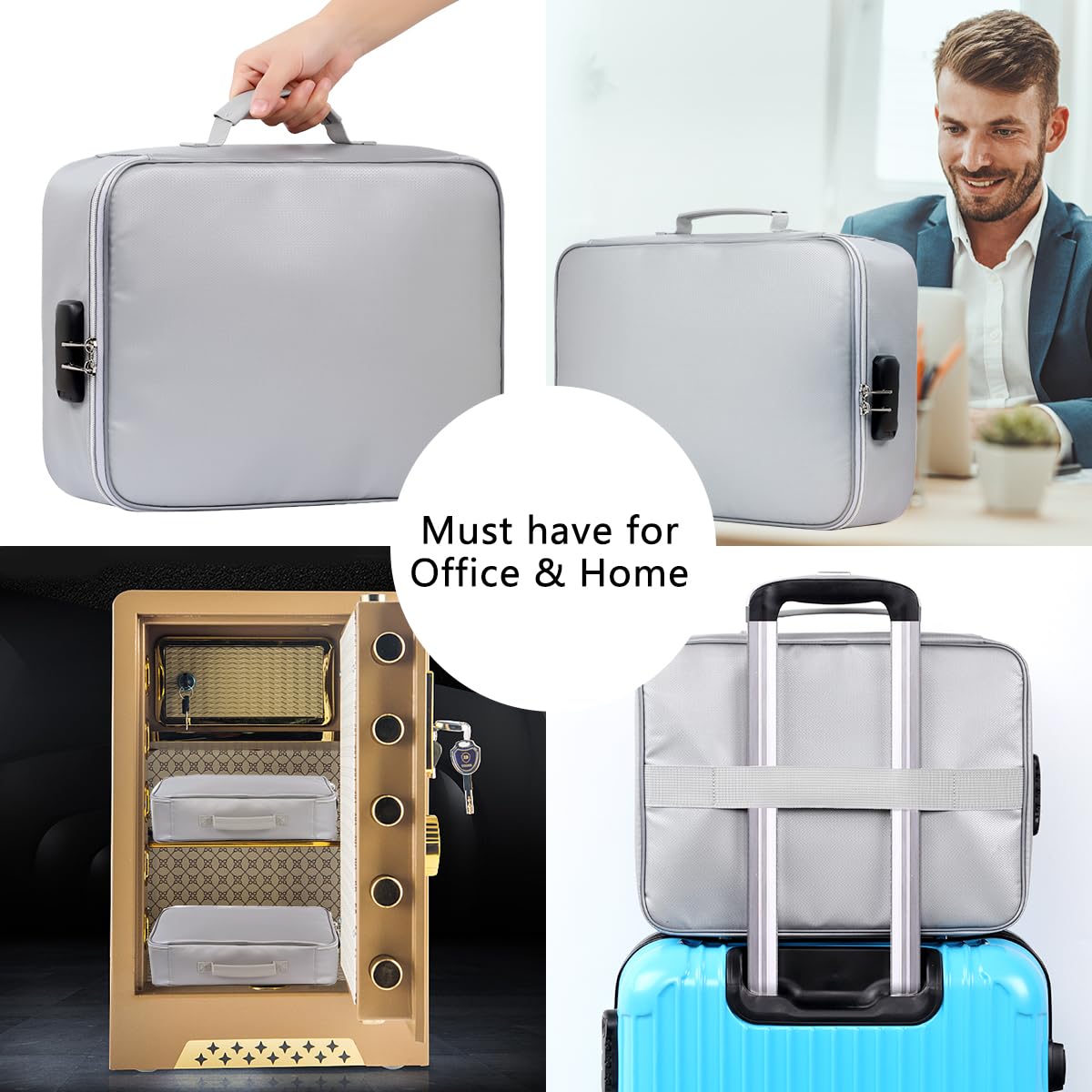 Multi-Layer Waterproof Document Storage Bag