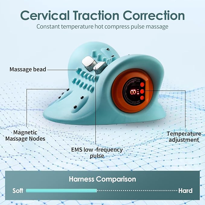 Instant Relief Neck Massager & Cervical Spine Aligner