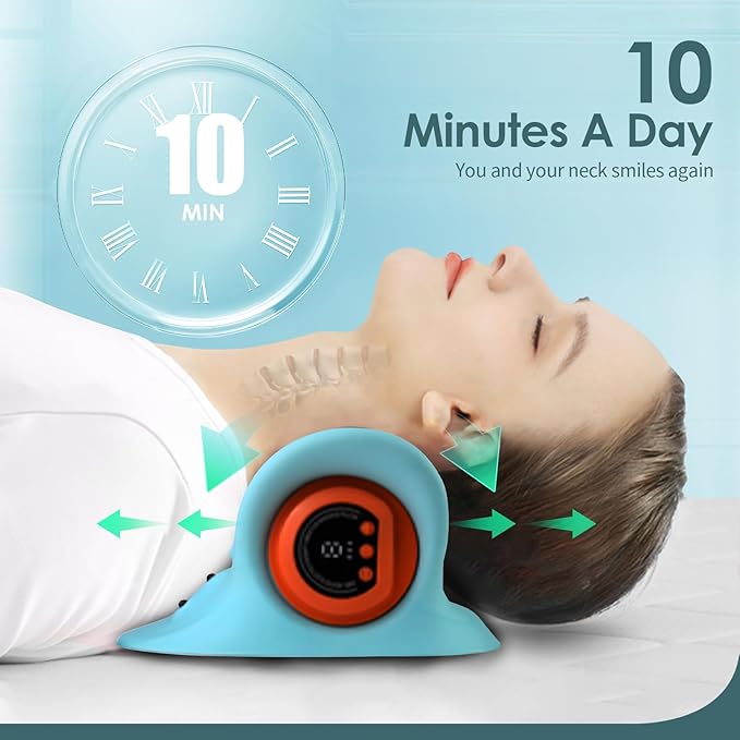 Instant Relief Neck Massager & Cervical Spine Aligner