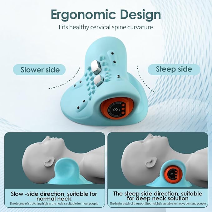 Instant Relief Neck Massager & Cervical Spine Aligner