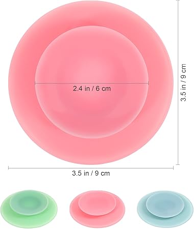 Non-Slip Silicone Suction Base Cup Holders (Set of 3)